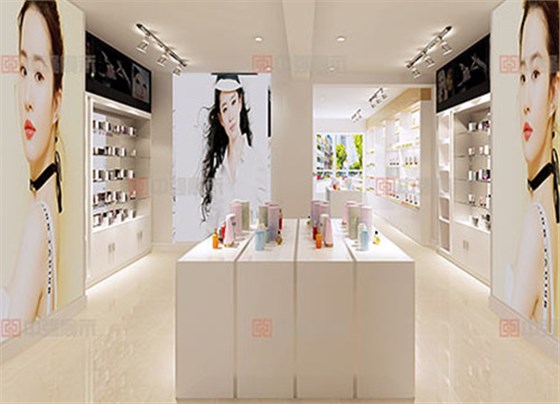 南京高端化妝品展示柜定制
