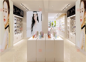 南京常州金壇哪里可以定制木質化妝品展柜