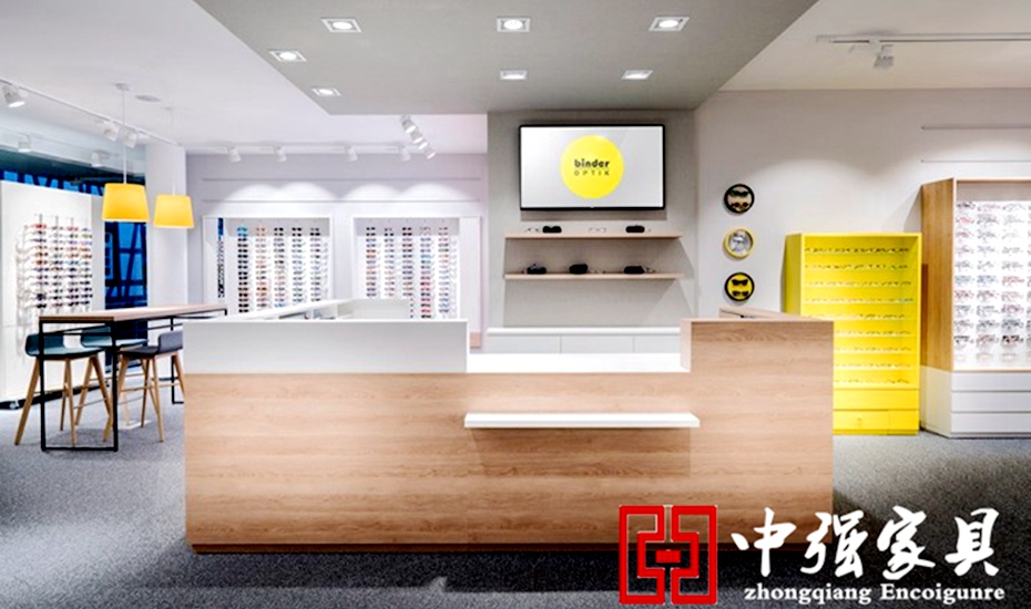 眼鏡柜臺，眼鏡接待臺