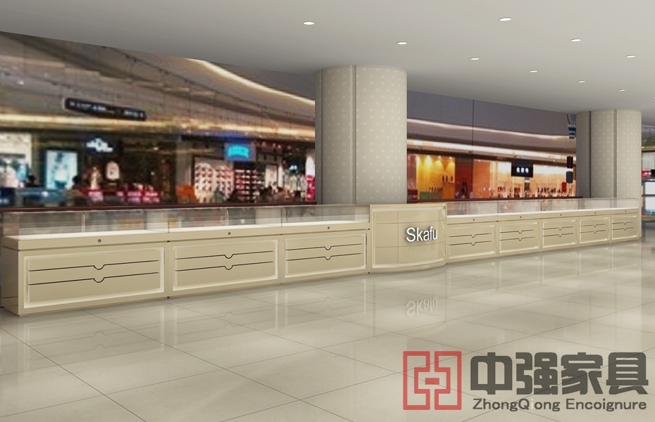 珠寶展柜，展柜設計