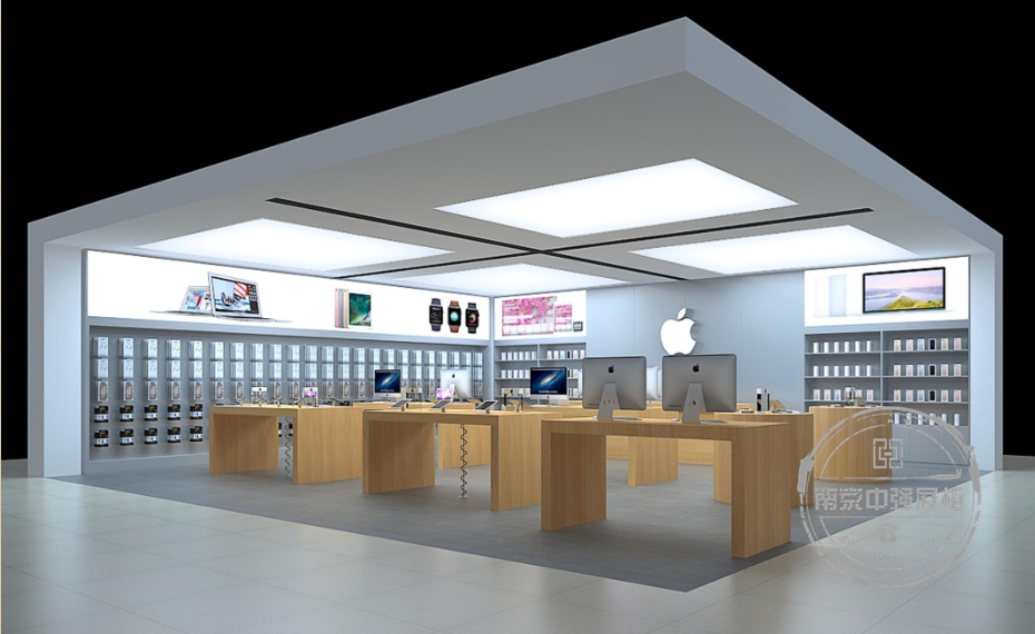 側(cè)立面蘋果專賣店效果圖