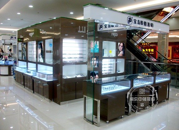 南京寶島眼鏡展柜定做安裝服務