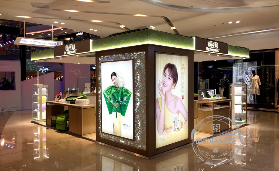 佰草集化妝品展示柜 佰草集化妝品展示柜