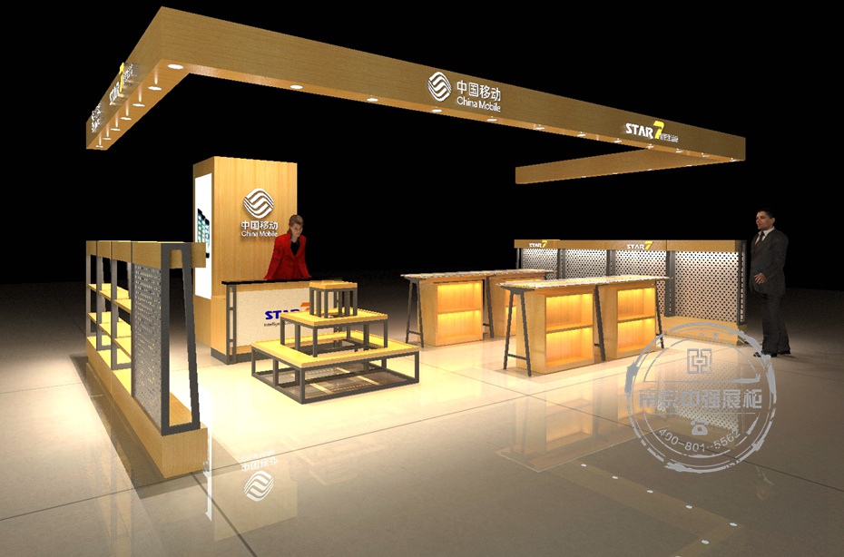 手機展柜設計制作