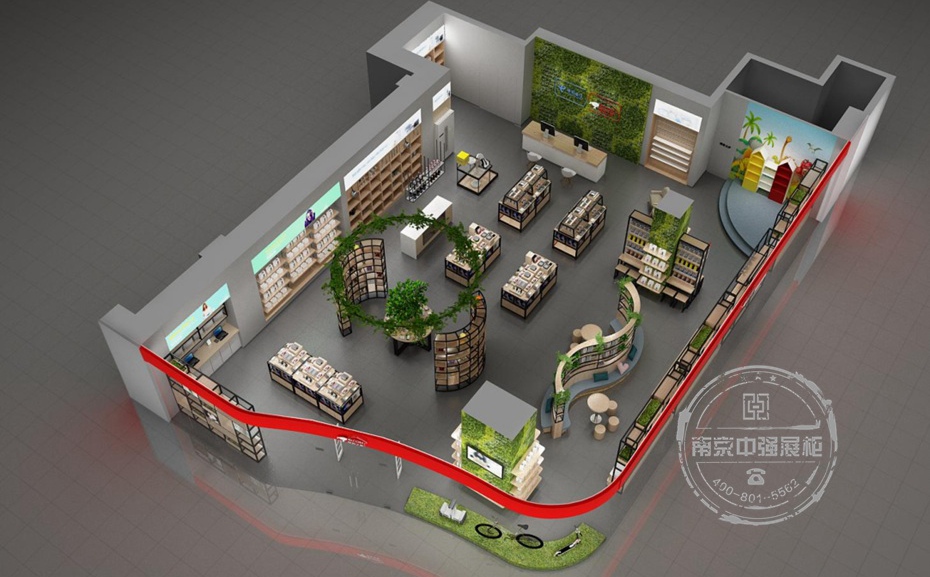 整個京東之家的平面效果圖