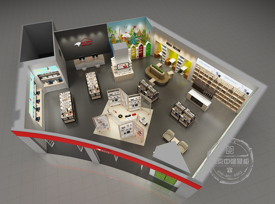 京東之家展柜制作 京東之家展柜制作