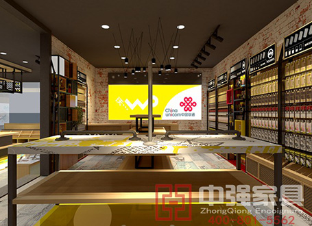 中國聯通手機極樂堂展柜定制