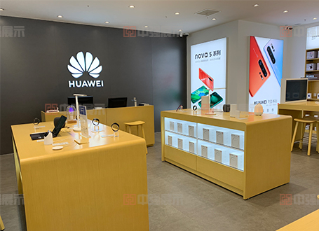 華為手機(jī)展柜制作