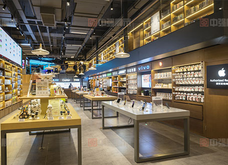 蘇寧店零售業展示柜設計定做