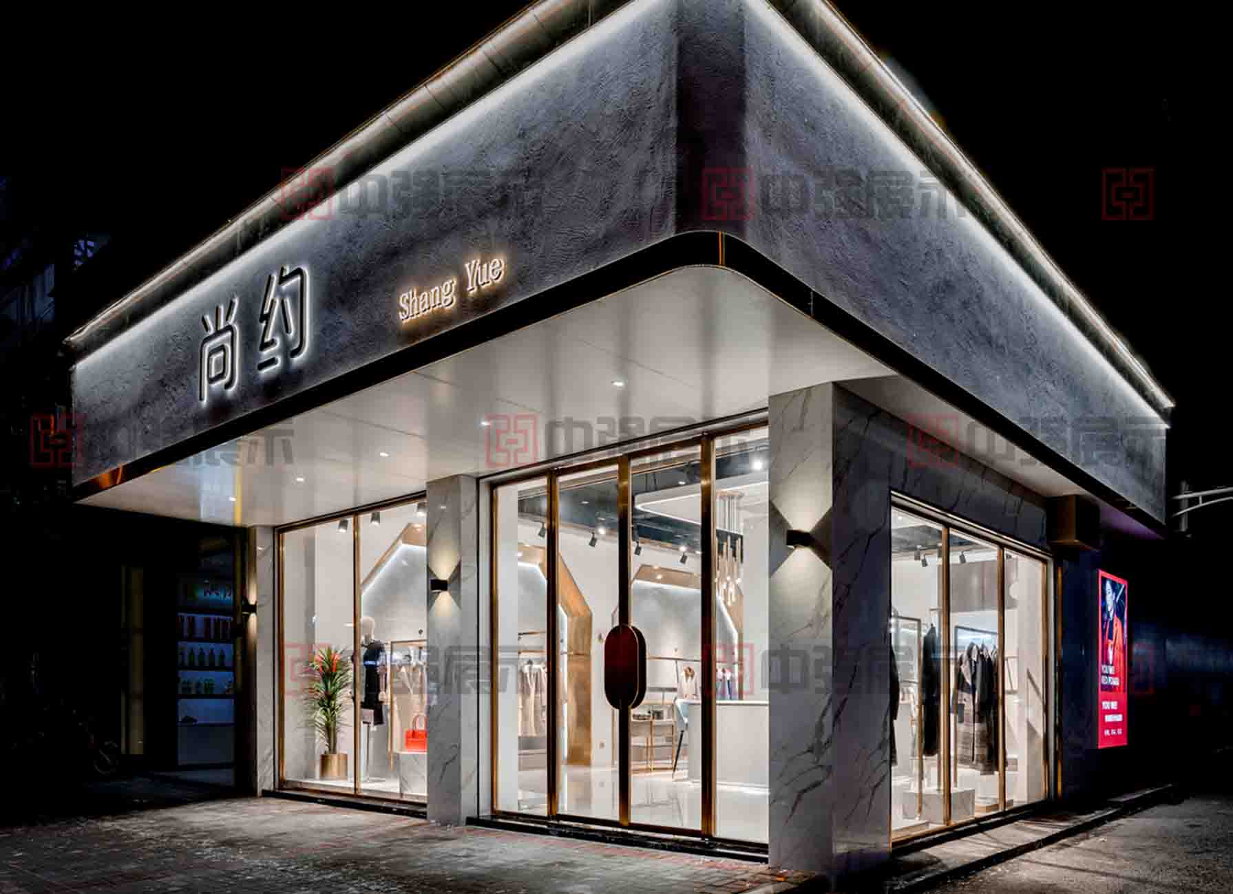 服裝店展柜定制店鋪裝修設(shè)計