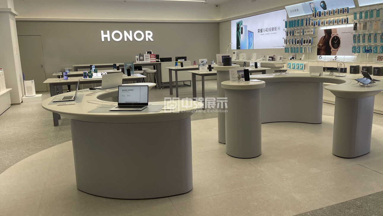 南京榮耀手機展柜制作-中強展柜廠