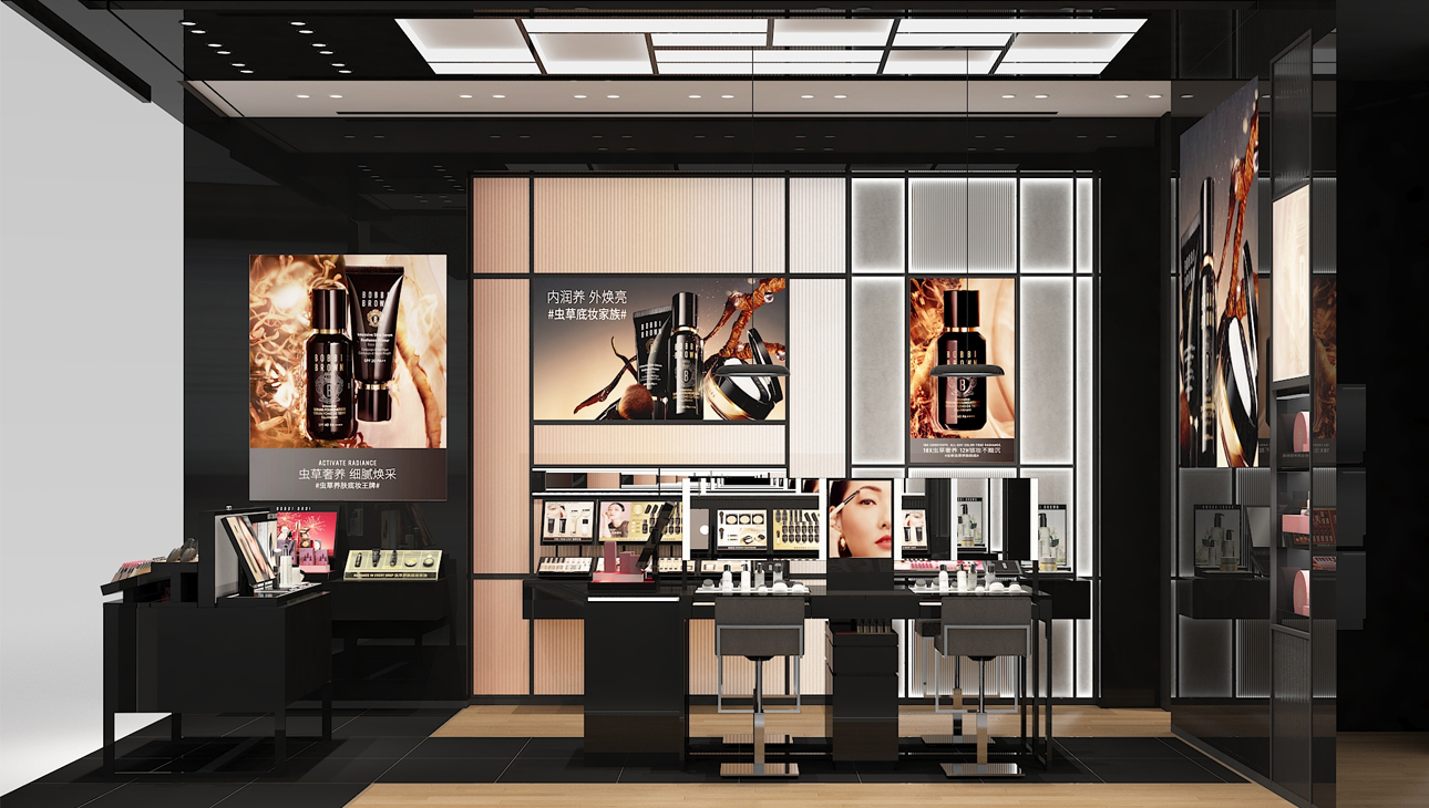 高檔化妝品展柜制作服務(wù)