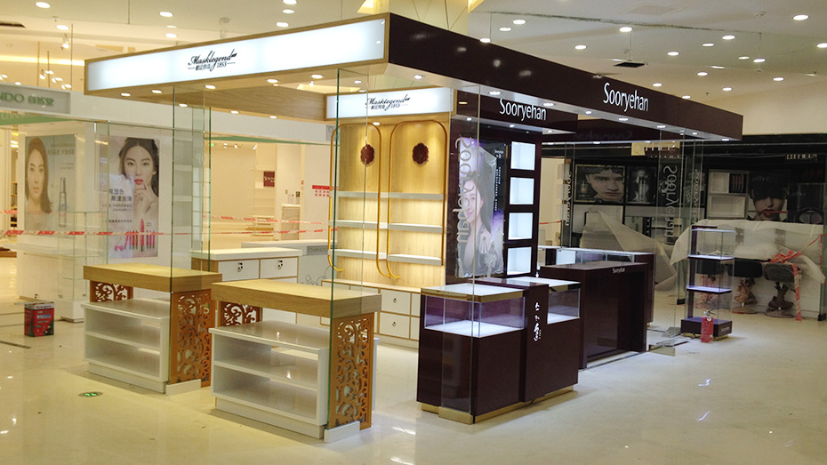 化妝展柜,展柜設計,南京展柜,南京展柜設計