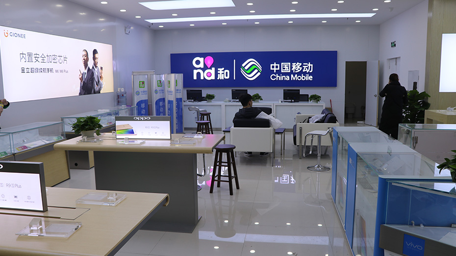 通信展柜,手機展柜,南京手機柜臺,