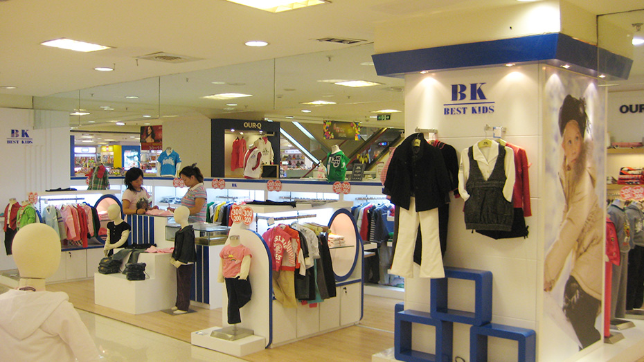 童裝展示柜,南京展柜,南京童裝展柜