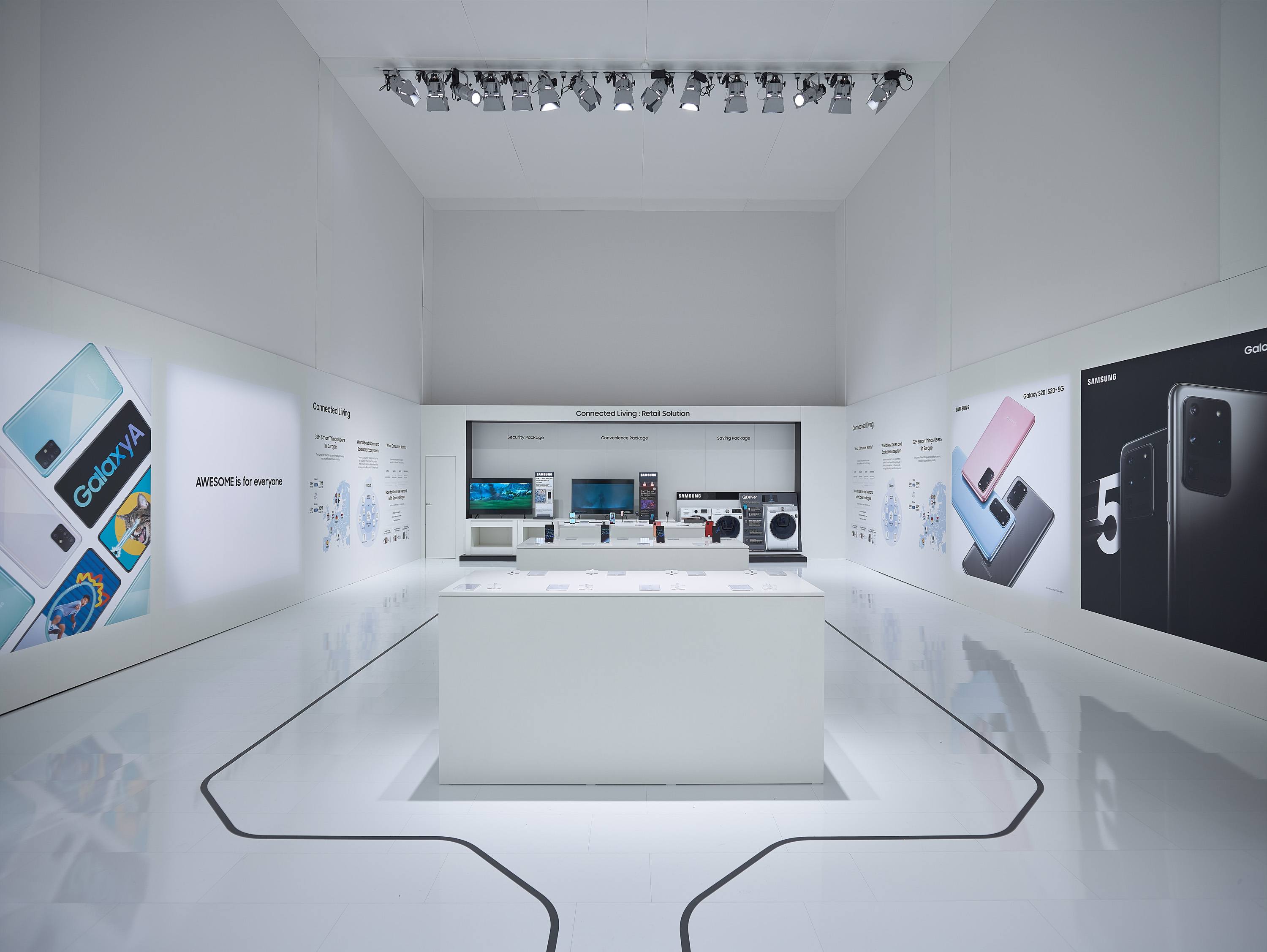 南京地區移動4G手機柜臺展柜