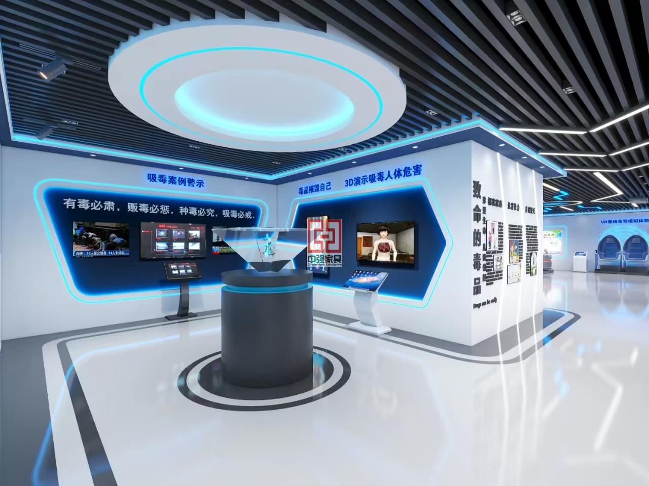 南京中強(qiáng)展柜廠：專業(yè)定制科技展廳與科技展柜，打造未來感展示空間