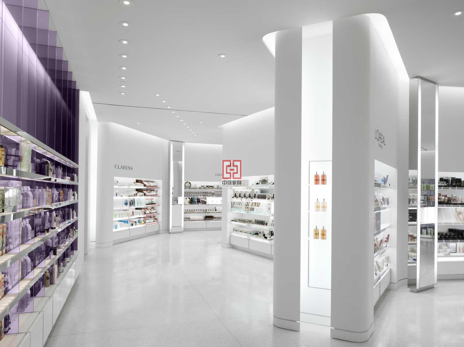 化妝品展柜定制守護美貌中強展柜