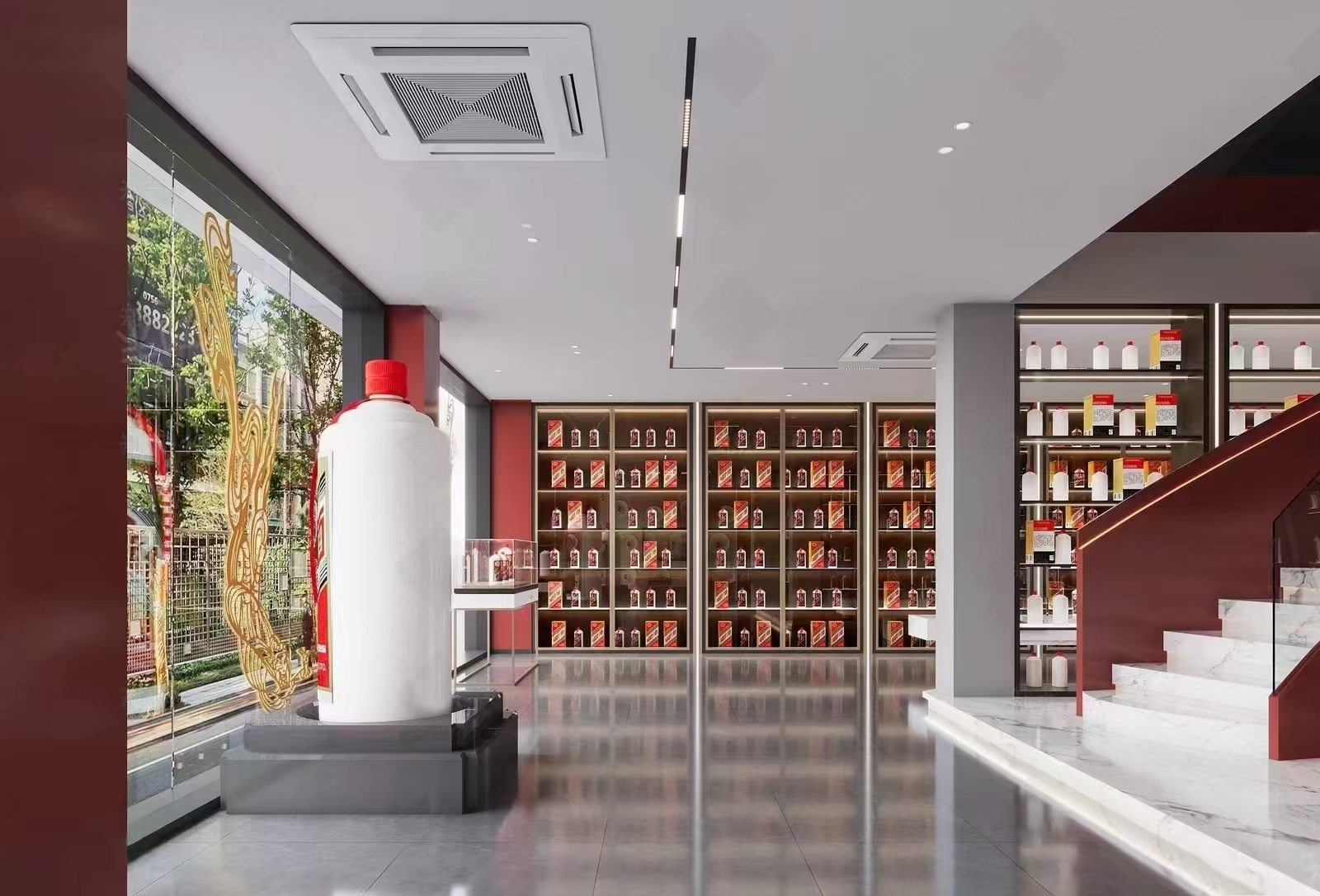 專業定制煙酒展柜-廠家直銷-中強展柜