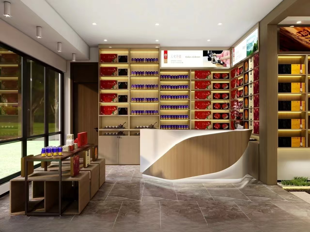 蘇州煙酒展柜廠家-定制推薦供應電話-制作直銷價地址廠家哪家好-中強展柜廠