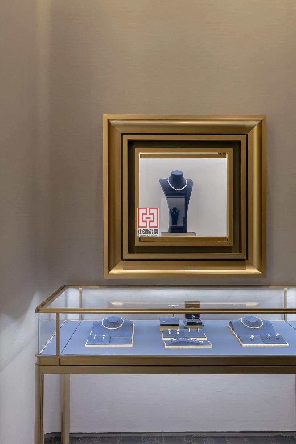 珠寶展柜制作找中強定制高奢展柜