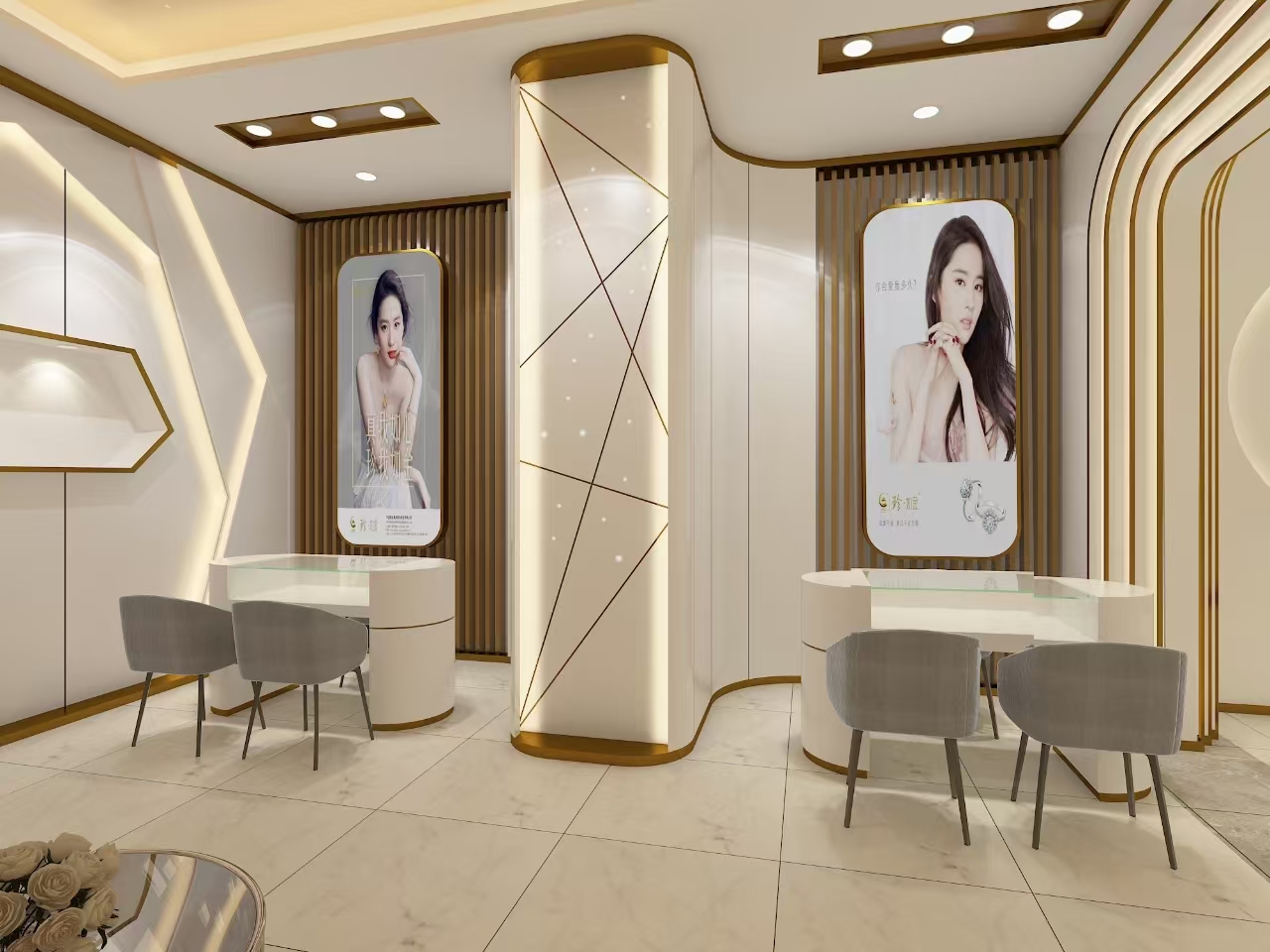 寶慶銀樓珠寶店展柜